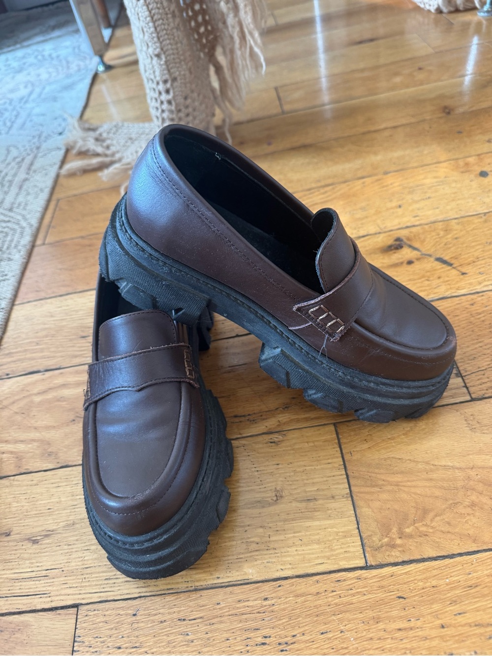 ALOHAS Brown/Black Trailblazer Loafers - Picture 5 of 5